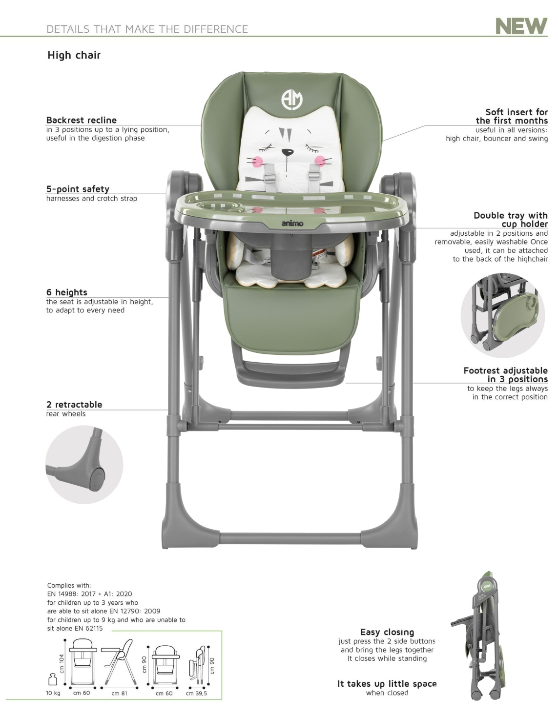 animo high chair